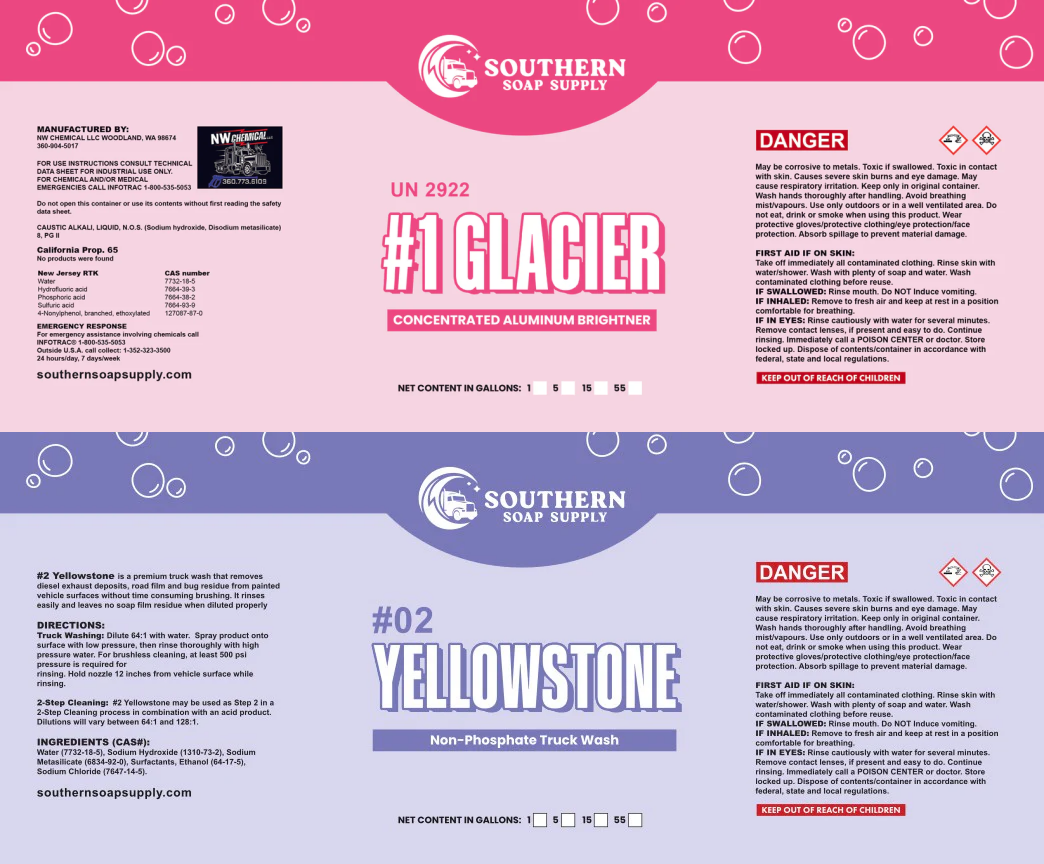 Glacier & Yellowstone 1 Each